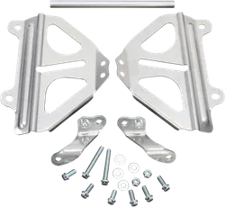 Works Silver Aluminum Radiator Brace Guard for Honda CRF150F R RB