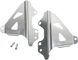 Works Silver Aluminum Radiator Brace Guard for Honda CR250R