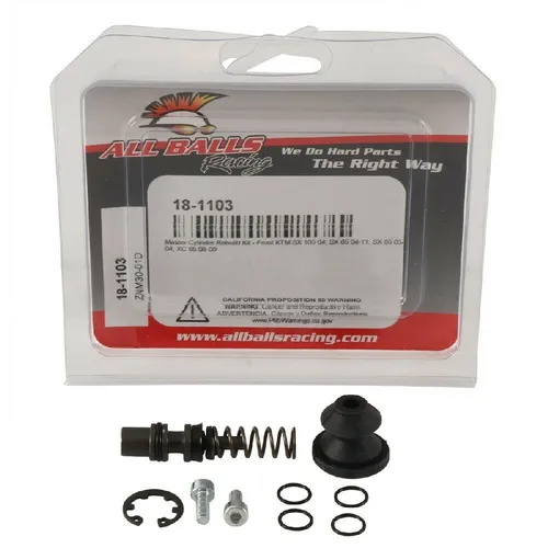 All Balls Front Brake Master Cylinder Rebuild Kit for KTM 65-105 SX/XC