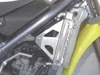 Works Silver Aluminum Radiator Brace Guard for Yamaha YZ85