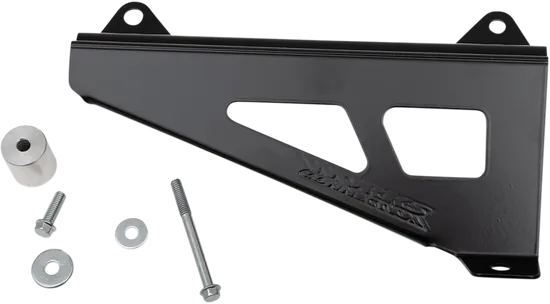 Works Silver Aluminum Radiator Brace Guard for Yamaha YZ85