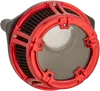 Arlen Ness Method Clear Series Air Cleaner Filter Red