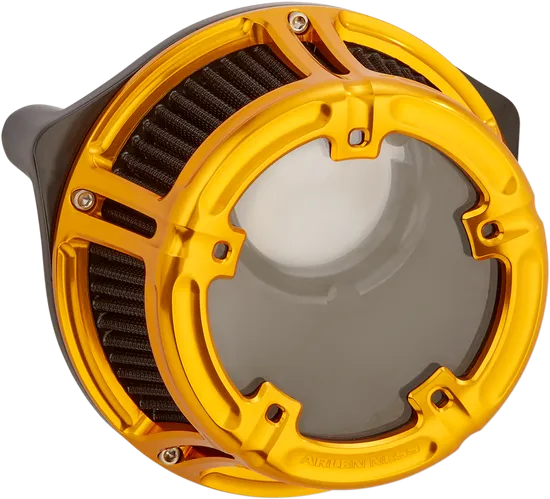 Arlen Ness Method Clear Series Air Cleaner Filter Gold