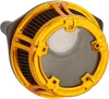 Arlen Ness Method Clear Air Cleaner Filter Kit Gold