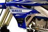 Works Silver Aluminum Radiator Brace Guard for Yamaha YZ450FX