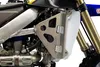 Works Silver Aluminum Radiator Brace Guard for Yamaha YZ450FX