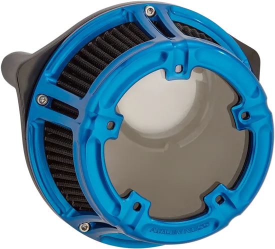 Arlen Ness Method Clear Series Air Cleaner Filter Blue