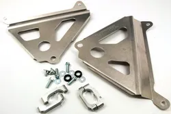 Works Silver Aluminum Radiator Brace Guard for Yamaha YZ250F FX