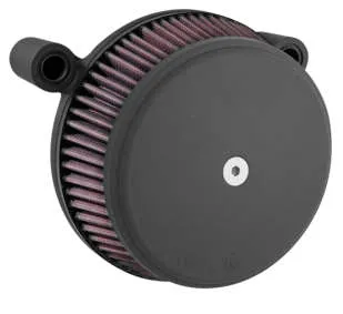 Arlen Ness Big Sucker Stage 1 Air Filter Kit w Cover Smooth Black 3