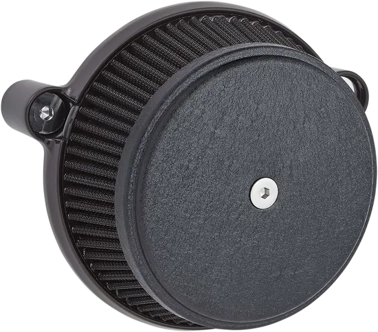 Arlen Ness Big Sucker Stage 1 Air Filter Kit w Cover Smooth Black