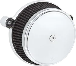 Arlen Ness Big Sucker Stage 1 Air Filter Kit w Cover Smooth Chrome