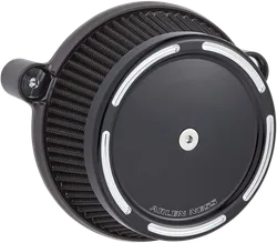 Arlen Ness Big Sucker Stage 1 Air Filter Kit w Cover Slot Black