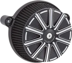 Arlen Ness Big Sucker Stage 1 Air Filter Kit w Cover 10 Gauge Black