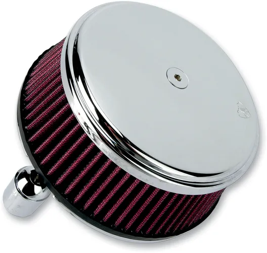 Arlen Ness Big Sucker Stage 1 STD Air Filter Kit w Cover Smooth Chrome 1