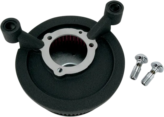 Arlen Ness Big Sucker Stage 1 STD Air Filter Kit w Cover Smooth Black 3
