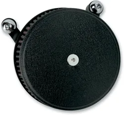 Arlen Ness Big Sucker Stage 1 Air Filter Kit w Cover Wrinkle Black