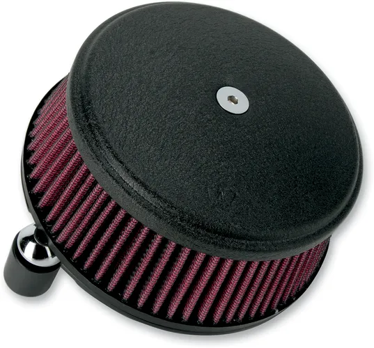 Arlen Ness Big Sucker Stage 1 Air Filter Kit w Cover Wrinkle Black 1