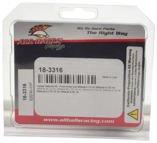 All Balls Front Brake Caliper Repair Rebuild Kit