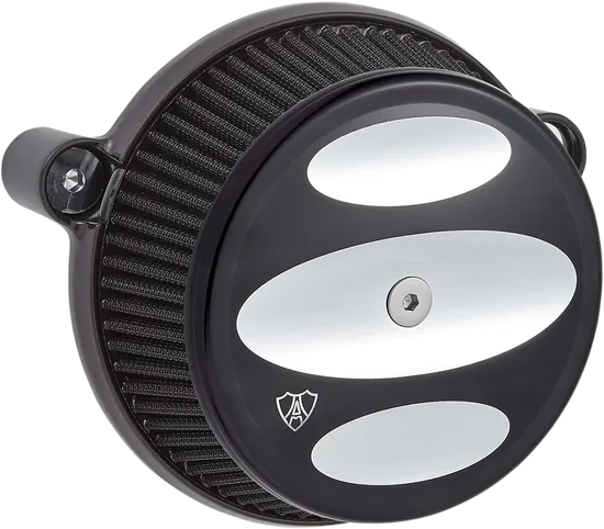 Arlen Ness Big Sucker Stage 1 Air Filter Kit w Cover Scalloped Black 1