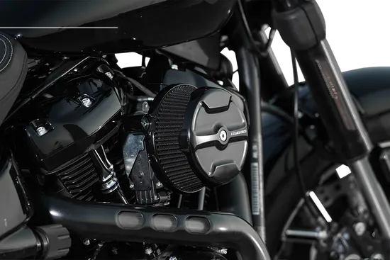 Arlen Ness Big Sucker Stage 1 Air Filter Kit w Cover Knuckle Black