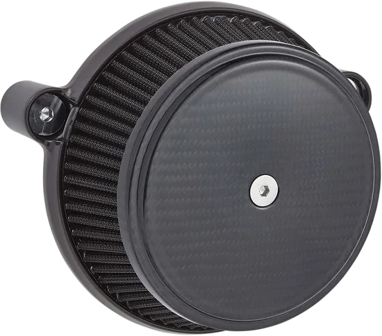 Arlen Ness Big Sucker Stage 1 Air Filter Kit w Cover Carbon Black 1