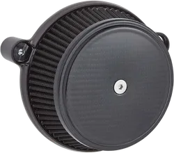 Arlen Ness Big Sucker Stage 1 Air Filter Kit w Cover Carbon Black