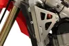 Works Silver Aluminum Radiator Brace Guard for Honda CRF450R RX