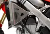 Works Silver Aluminum Radiator Brace Guard for Honda CRF450R RX