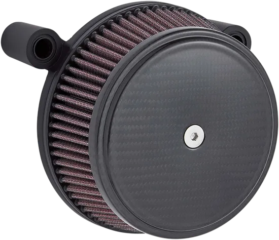 Arlen Ness Big Sucker Stage 1 STD Air Filter Kit w Cover Carbon Black