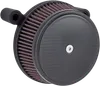 Arlen Ness Big Sucker Stage 1 STD Air Filter Kit w Cover Carbon Black