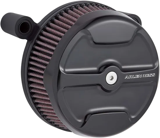 Arlen Ness Big Sucker Stage 1 STD Air Filter Kit w Cover Knuckle Black 1