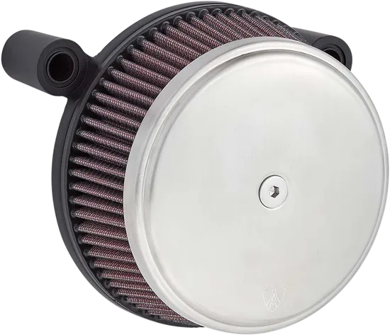Arlen Ness Big Sucker Stage 1 Air Filter Kit w Cover Stainless Black 1