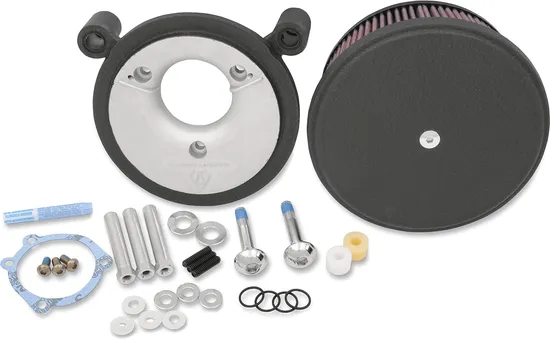 Arlen Ness Big Sucker Stage 2 Air Filter Kit Wrinkle Black 2