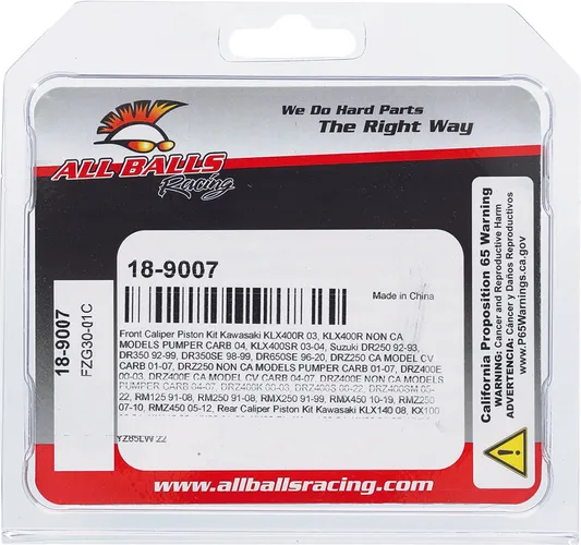 All Balls Rear  Brake Caliper Piston