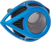 Arlen Ness Clear Tear Air Cleaner Filter Kit Blue Anodized
