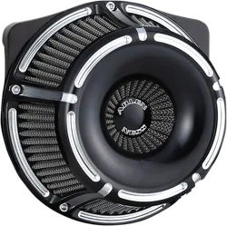 Arlen Ness Inverted Air Cleaner Filter Kit Slot Track Black