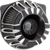 Arlen Ness Inverted Air Cleaner Filter Kit Deep Cut Black