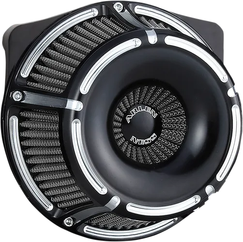 Arlen Ness Inverted Air Cleaner Filter Kit Slot Track Black 1