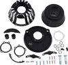 Arlen Ness Inverted Air Cleaner Filter Kit Deep Cut Black
