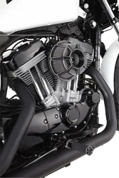 Arlen Ness Inverted Air Cleaner Filter Kit Beveled Black