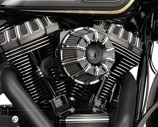 Arlen Ness Inverted Air Cleaner Filter Kit 10 Gauge Machined