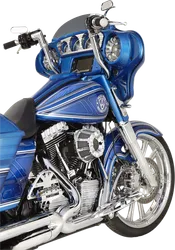 Arlen Ness Inverted Air Cleaner Filter Kit 10 Gauge Chrome