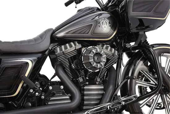 Arlen Ness Inverted Air Cleaner Filter Kit 10 Gauge Machined