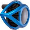 Arlen Ness Clear Tear Air Cleaner Filter Kit Blue Anodized