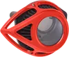 Arlen Ness Clear Tear Air Cleaner Filter Kit Red Anodized