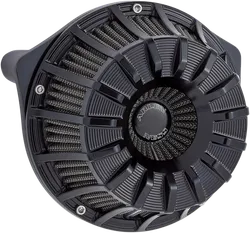 Arlen Ness Inverted Air Cleaner Filter Kit 15 Spoke Black