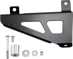 Works Black Aluminum Radiator Brace Guard for Yamaha YZ65