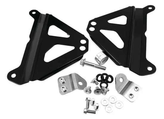 Works Black Aluminum Radiator Brace Guard for Yamaha YZ250F 1