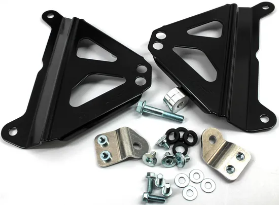 Works Black Aluminum Radiator Brace Guard for Yamaha YZ250F 4