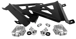 Works Black Aluminum Radiator Brace Guard for Honda CRF450R RX